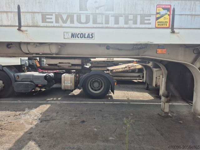 Low loader semitrailer Nicolas Maxi 2C-4E*4 Achsen*