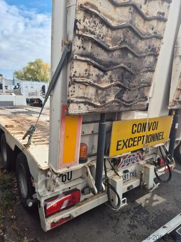 Low loader semitrailer  Nicolas Maxi 2C-4E*4 Achsen*