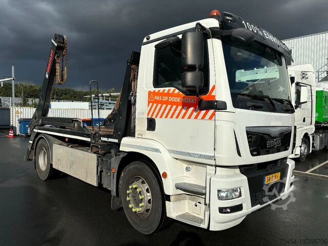Sistema via cavo MAN EMOSS |  100%  ELECTRIC | Portaalarm | HIAB |