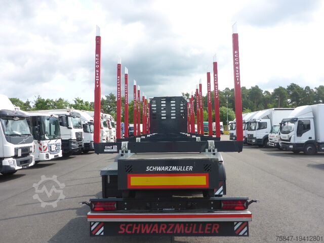 Transport de bois semi-remorque Schwarzmüller Y-Serie Plateau für Langholztransporte