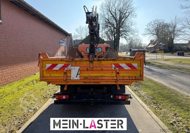 Autoutilitară basculantă trilaterală FUSO Canter 7C18 3 S-Kipper /Hiab 055 12m 500 kg