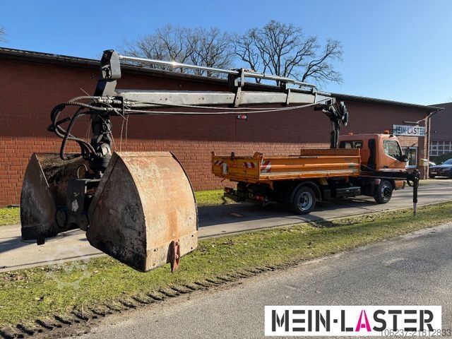 Autoutilitară basculantă trilaterală FUSO Canter 7C18 3 S-Kipper /Hiab 055 12m 500 kg