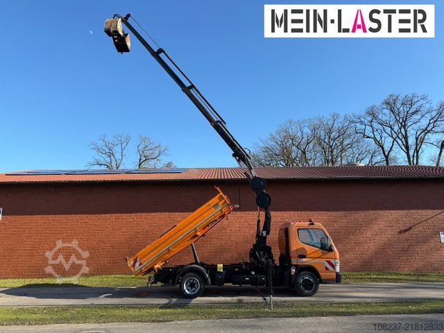 Autoutilitară basculantă trilaterală FUSO Canter 7C18 3 S-Kipper /Hiab 055 12m 500 kg