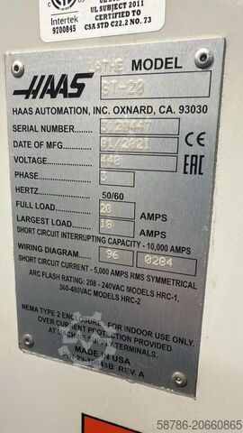 Cnc torna tezgahı Haas ST20