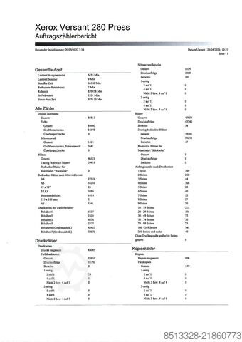 Dijital baskı makinesi Xerox Versant 280 Press (Full‑Bleed‑Book-Line)