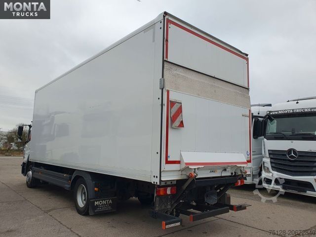 Камион со кутија MERCEDES-BENZ Atego 1224, Euro 6e, Koffer, LBW, AHK,Vermietung