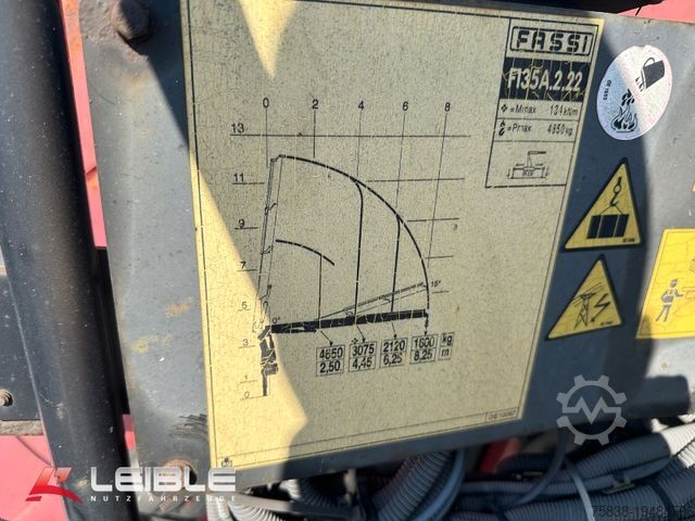 Truck mounted crane DAF XF480 FAN *Baustoff*Fassi F135 A2.22*Lift/Lenk*