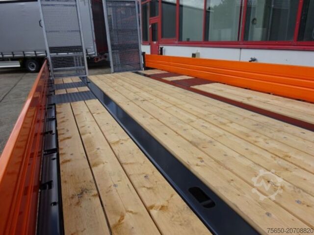 Low loader trailer Möslein TTT-11 6,20 Orange Neuer Tandemtieflader