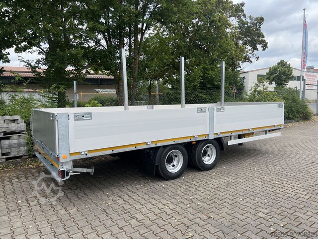 Open trailer Möslein THT 14,4 G 6,2 L 14,4 t Tandem- Pritschenanhänger- Tieflader