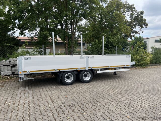 Open trailer Möslein THT 14,4 G 6,2 L 14,4 t Tandem- Pritschenanhänger- Tieflader