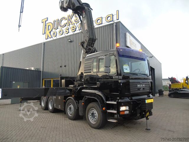 Tung belastning MAN TGA 41.430 + HIAB 800 6x + 5x JIB WINCH + 8X4 +...