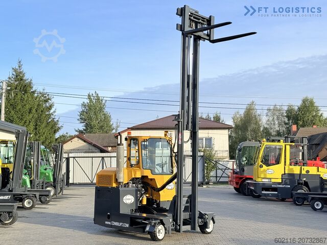 四方向フォークリフト Combilift C3000 GAS DUPLEX 4500 FREE LIFT CABIN