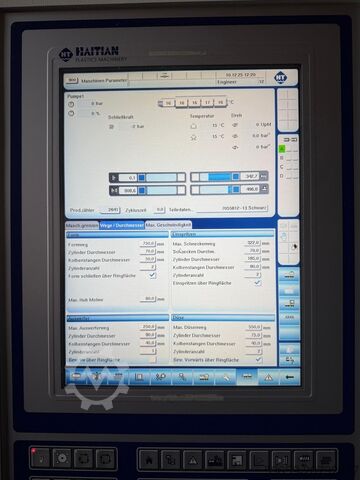 Strojevi za brizganje preko 5000 KN Haitian Haitian JUPITER 2 Plus 5500-2850, 2017 Inkl. Wemo 120 xline