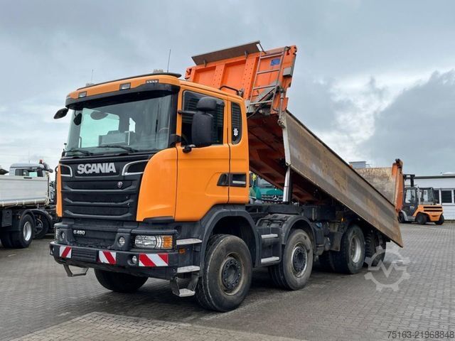 Tipvogn SCANIA G 450 8x4 4-Achs Kipper Bordmatik