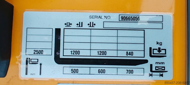 Στοιβαχτές παλετών Jungheinrich EJC 212 Li-Ion 2.5m/ 195h/ 2022y