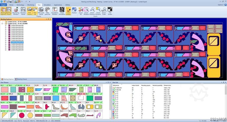 Software Lantek Software Schachtelung (Expert) + Manager (MES)