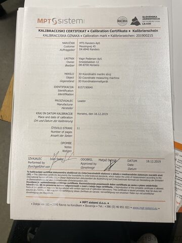 Mașină de măsurat în coordonate CMM Leader Miracle