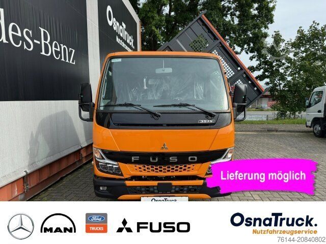 טנדר מטען עם מנגנון הטעיה FUSO 3S15 3-Seitenkipper Klima,Diff.-Sperre, AHK 3,5t