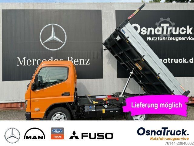 טנדר מטען עם מנגנון הטעיה FUSO 3S15 3-Seitenkipper Klima,Diff.-Sperre, AHK 3,5t