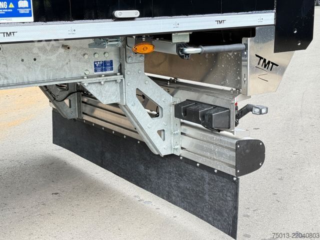 Walking floor semitrailer  TMT 92 cbm, Lift- u Lenkachse, Schutzplane links