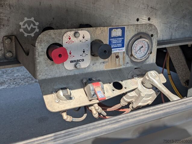 Walking floor semitrailer  TMT 92 cbm, Lift- u Lenkachse, Schutzplane links