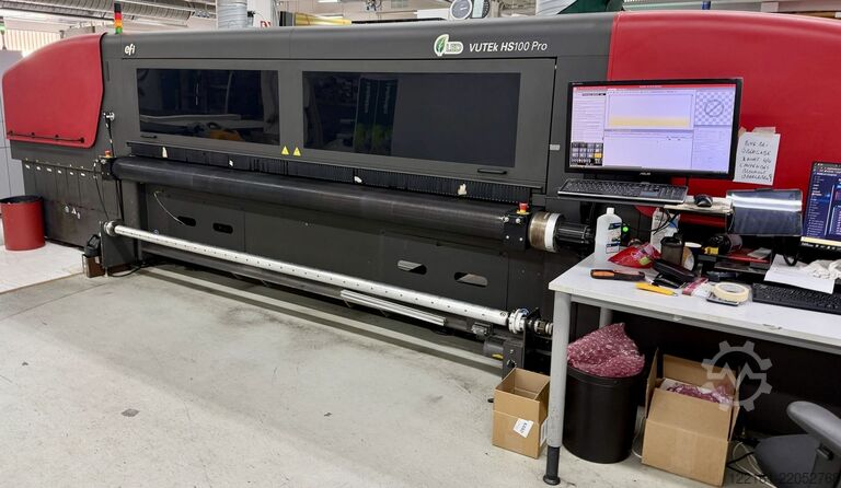 Máy in kỹ thuật số Vutek HS100 under efi fullservice