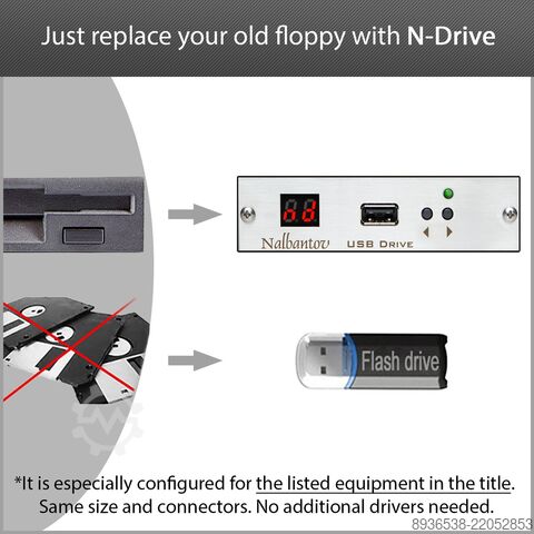 Emulador de disquetera USB NALBANTOV NALBANTOV N-DRIVE INDUSTRIAL EMULATOR
