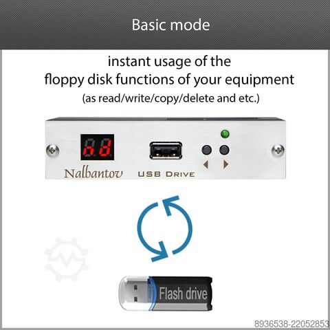 Emulador de disquetera USB NALBANTOV NALBANTOV N-DRIVE INDUSTRIAL EMULATOR
