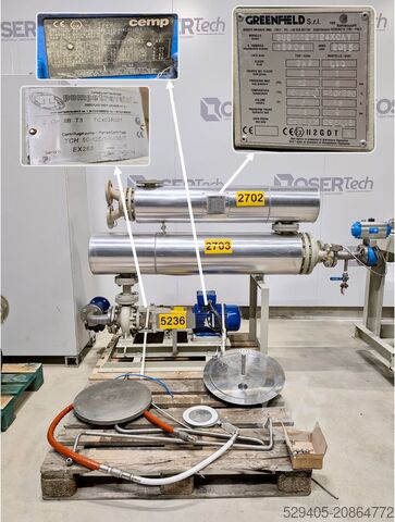 Vacuum paddle dryer Italvacuum Cosmodry System IHD 3200