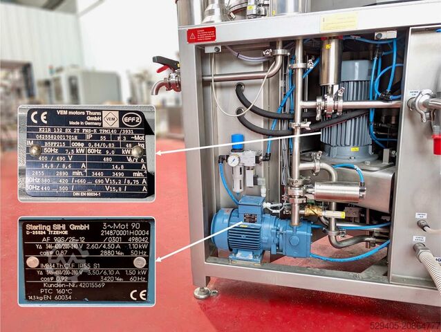 Vakuum-Mischer Romaco – Frymakoruma Dinex Lab