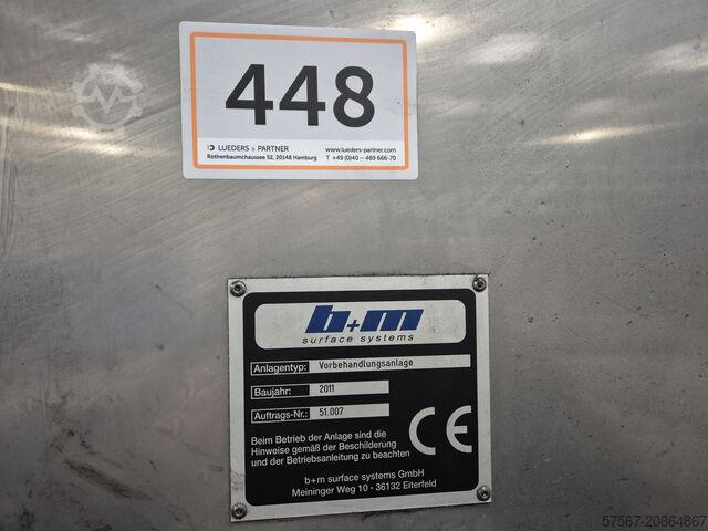 Durchlaufentfettungs- und Waschanlage B&M