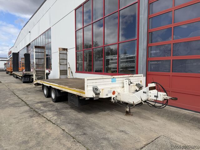 低平板挂车 Blomenroehr 688/18000  19 t Tandemtieflader, wenig Benutzt