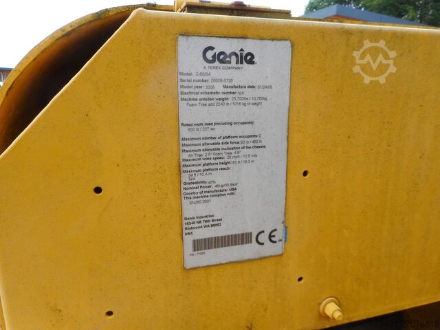 телескопична работна платформа Genie Z60/34 Diesel Allrad 20,10m