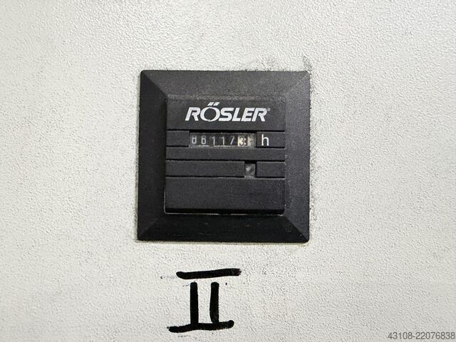 Automatic robotic shot blasting machine Rösler Doppel-Strahlanlage