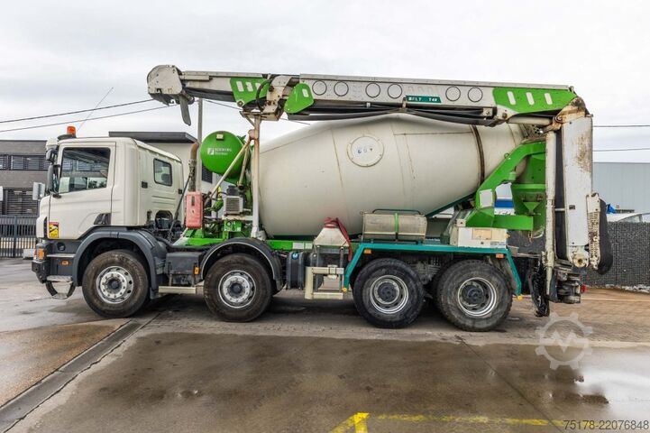 Mixer SCANIA P400 +STETTER 7m3+TAPIS THEAM TS 13