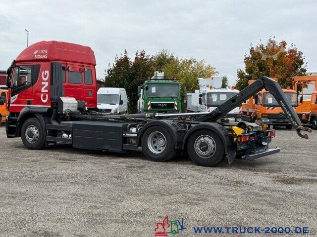 Xe tải ben móc container (roll-off) Iveco Stralis AT260 CNG Erdgas 6x2 Meiller RS2165 FB