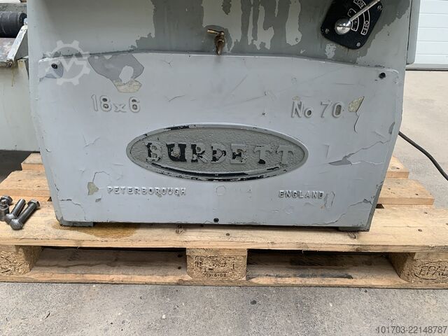 سطح آلة طحن Burdett No 70 - 18" x 6"