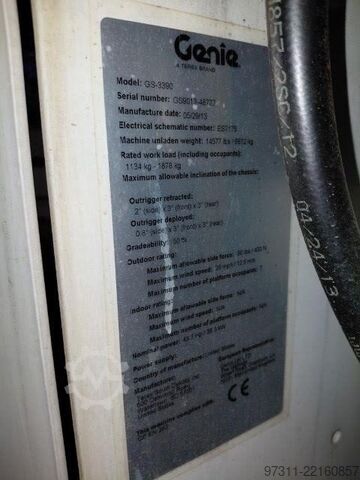 Sakselevator Genie GS-3390 RT