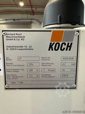 Sjálfvirk límbyssa Koch LP