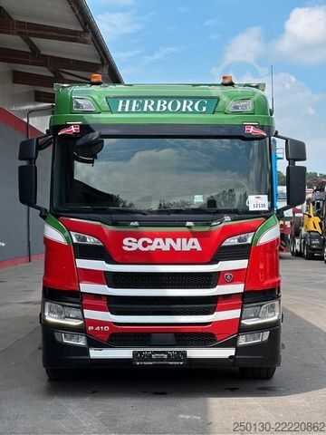 Camion pour bétail SCANIA P410 4x2LL HFR 1.Stock Viehzug/NAVI/KLIMA/ALU
