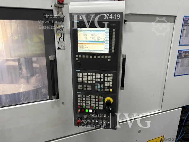 Vertical CNC machining center with workpiece changer CHIRON FZ 15 W