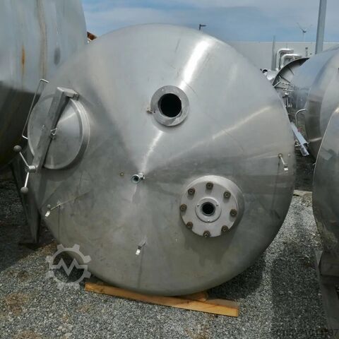 6000 liter vessel made of V2A (stainless steel) with agitator flange  7291