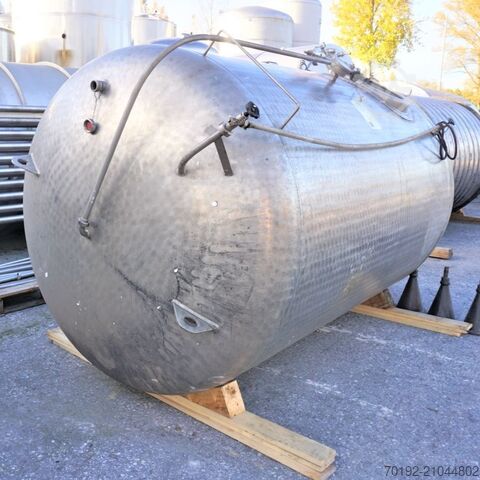 6200 liter vertical pressure tank made of V4A stainless steel Edel K0199