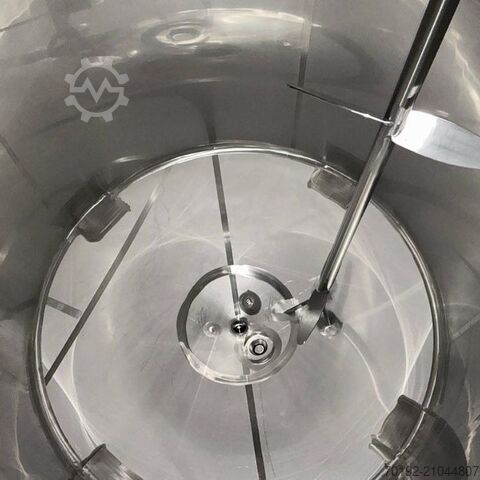 8,000-liter insulated agitator tank made of V2A (stainless steel) with beam agitator Fimatec B0129