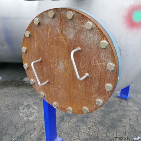 715 liter horizontal pressure vessel made of V4A stainless steel EDAK AG B0126
