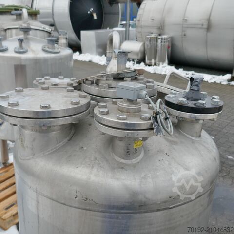 530 liter pressure vessel made of V4A stainless steel INOX - MAURER AG B0123