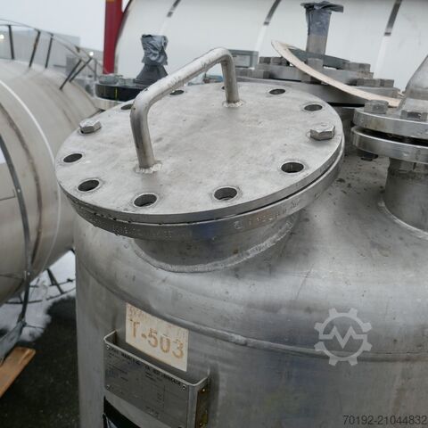 530 liter pressure vessel made of V4A stainless steel INOX - MAURER AG B0123
