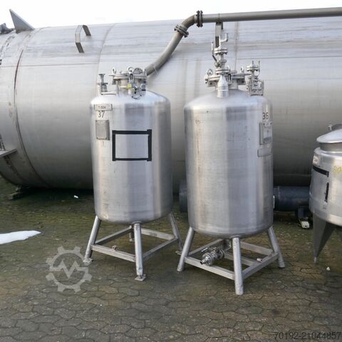 Tlačna posuda od 640 litara od V4A nehrđajućeg čelika  B0119