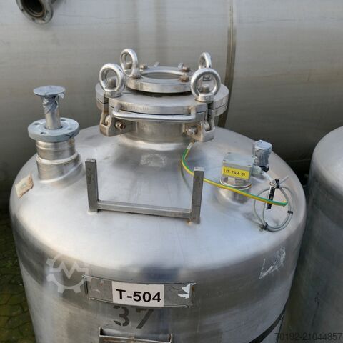 Tlačna posuda od 640 litara od V4A nehrđajućeg čelika  B0119