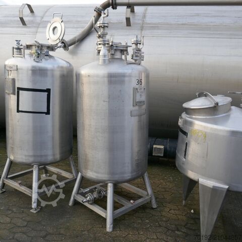 Tlačna posuda od 640 litara od V4A nehrđajućeg čelika  B0119